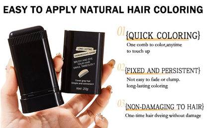 Root touch-up stick designed for men and women